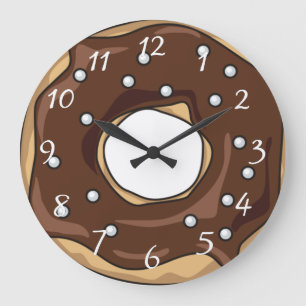 Donut Large Clock