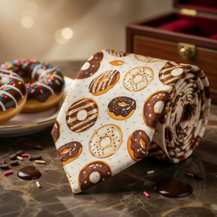 Donut Lover Pattern  Tie