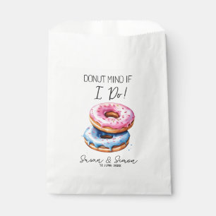 Donut Mind If I Do! Personalised Wedding Donut Favour Bags