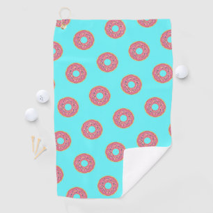 Donut Pattern I Golf Towel