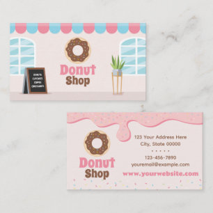 Donut Shop Sprinkles Business Card
