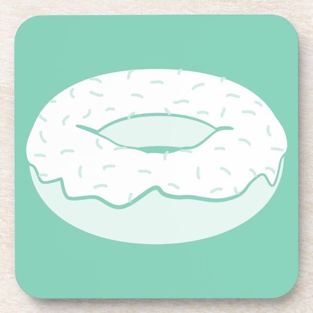 donut sprinkles coaster (Front)