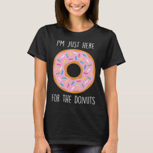 Donut Sprinkles Doughnut Fried Dough Sweet Snack D T-Shirt