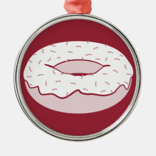 donut sprinkles metal tree decoration