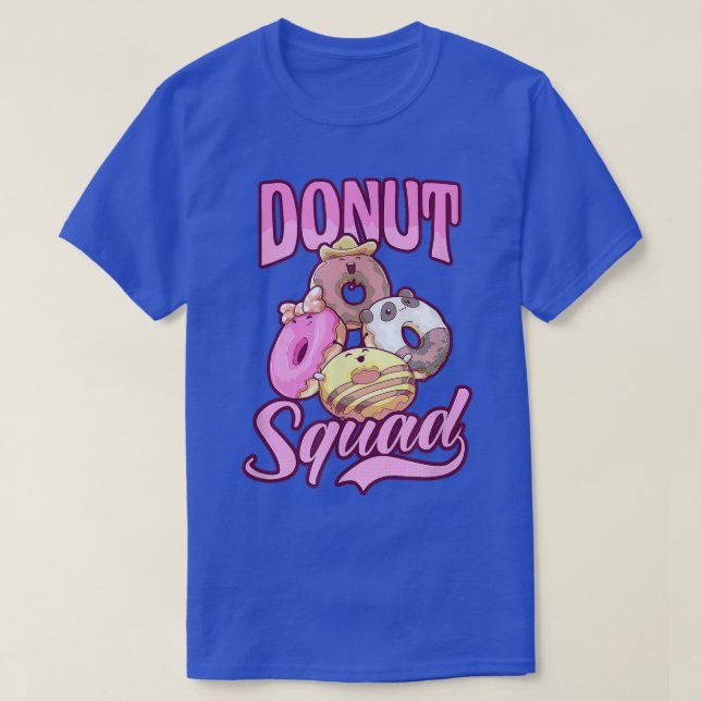 Donut Squad Design Donut T-Shirt (Design Front)