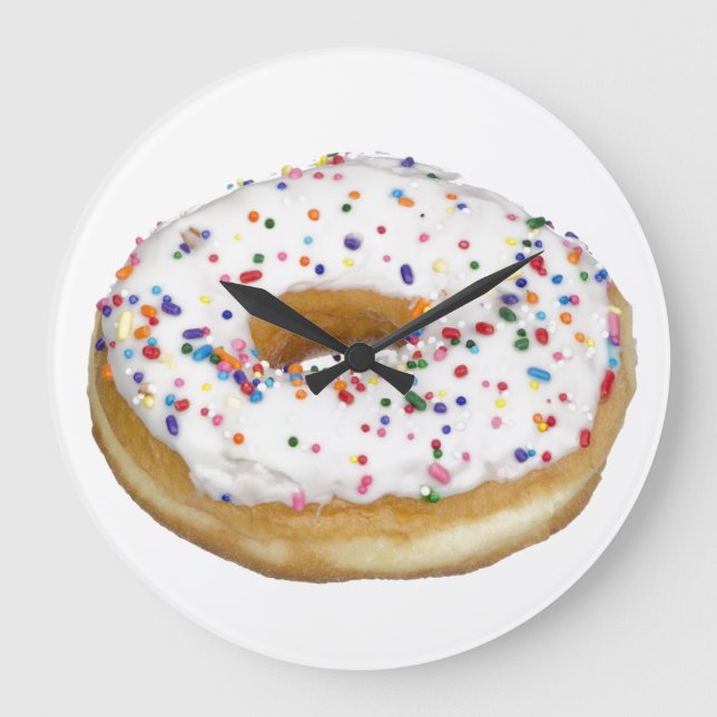DONUT Wall Clock for Kitchen (Front)