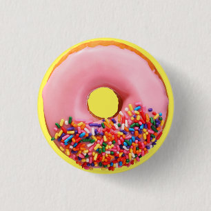 DONUTS 2   3 CM ROUND BADGE