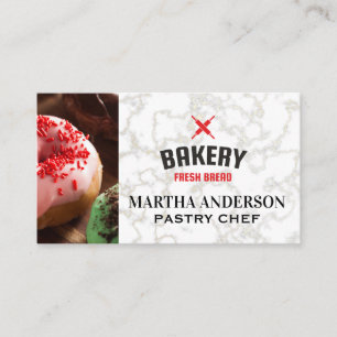 Donuts    Bakery Fresh Bread   Rolling Pins Business Card