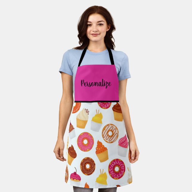 Donuts & Cupcakes Apron (Worn)