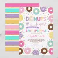 Donuts & Diapers | Rainbow Donuts Baby Sprinkle