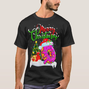 Donuts Food Lover Xmas Decorations Santa Donuts Ch T-Shirt