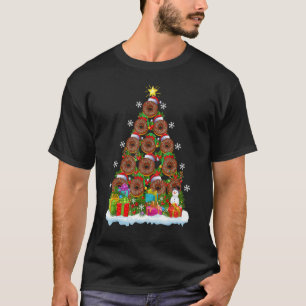 Donuts Food   Xmas Holiday Santa Donuts Christmas  T-Shirt