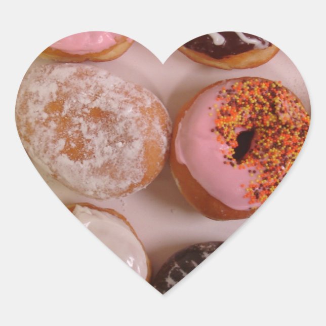 DONUTS! HEART STICKER (Front)