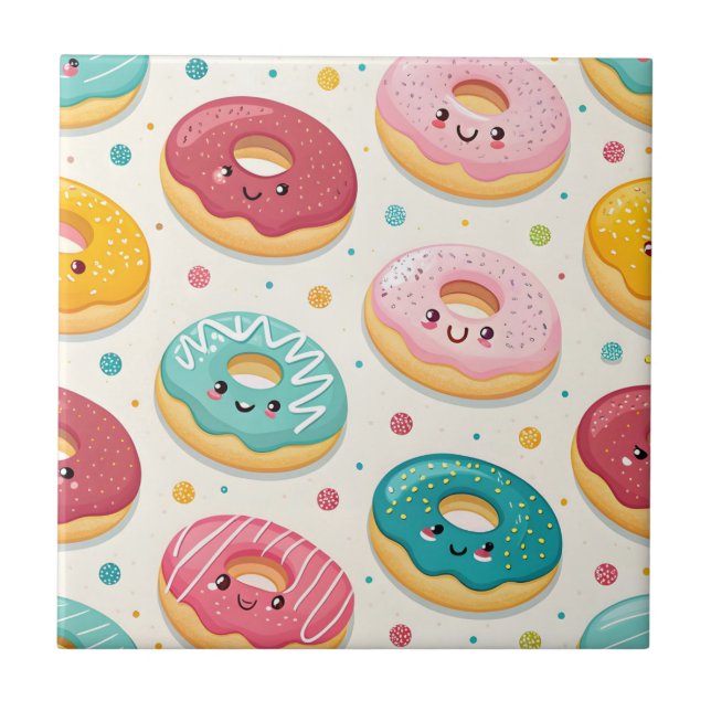 Donuts Pattern Tile (Front)