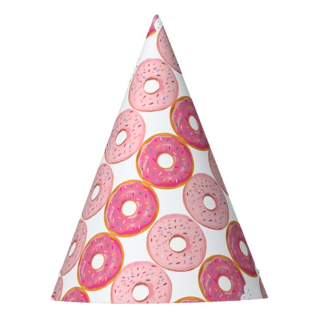 Donuts Rose party hat (Front)