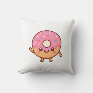 Donuts Throw Pillow