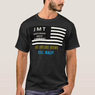 DOO BROWN Basic Dark T-Shirt