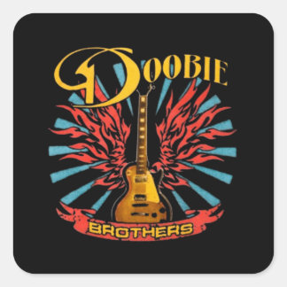 DOOBIE BROTHERS, The DOOBIE BROTHERS, DOOBIE, BROT Square Sticker