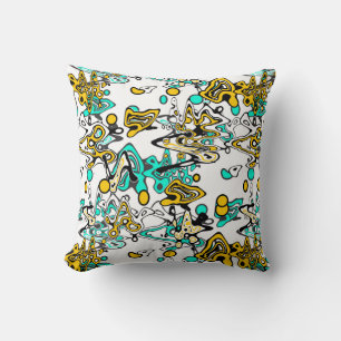 Doodle, abstract cushion