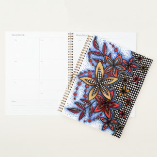 Doodle Abstract Floral Planner