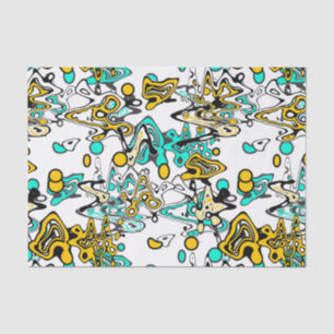 Doodle, abstract tissue paper