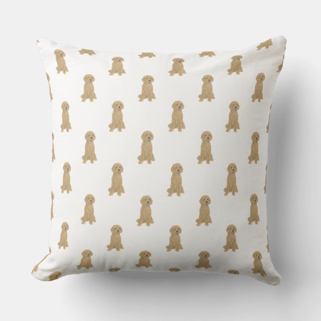 Doodle (Apricot Golden)  Cushion (Front)