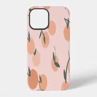 Doodle Art: Orange Cherry Vintage Pattern