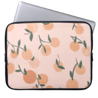 Doodle Art: Orange Cherry Vintage Pattern