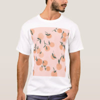 Doodle Art: Orange Cherry Vintage Pattern