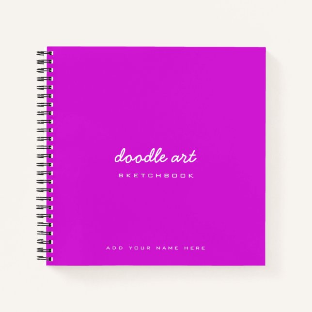 doodle art sketch notebook (Front)