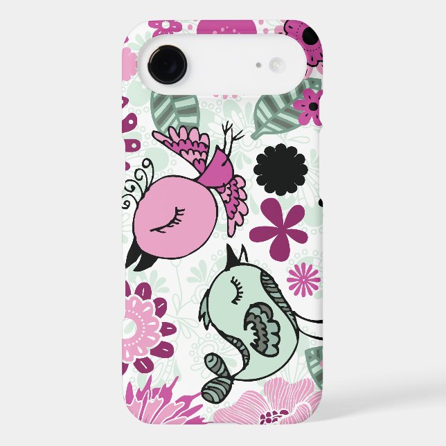 doodle birds Case-Mate iPhone case (Back)