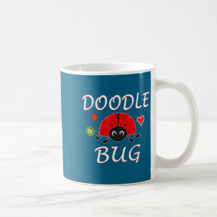 Doodle Bug Funny Doodle Ladybug  Coffee Mug