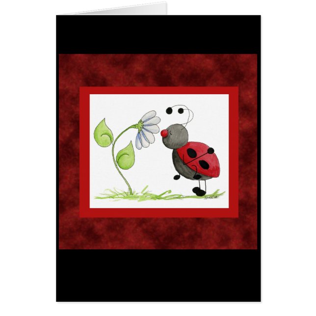 Doodle Bugs Ladybug Card (Front)