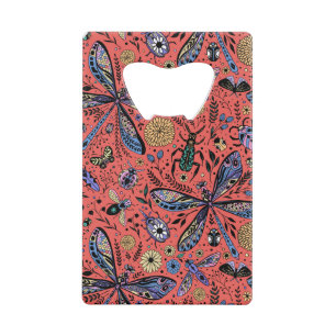 Doodle bugs on coral red