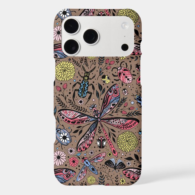 Doodle bugs on mocha brown (Back)