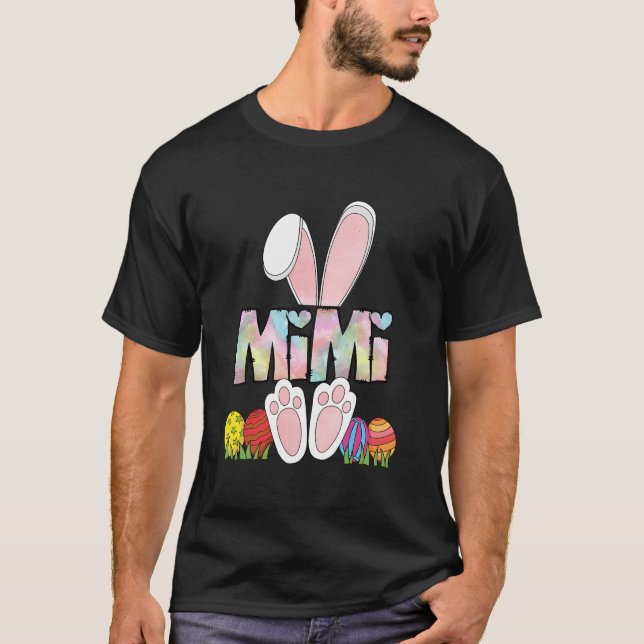 Doodle Bunny Mama Mini Bunny Mama Easter Easter T-Shirt (Front)