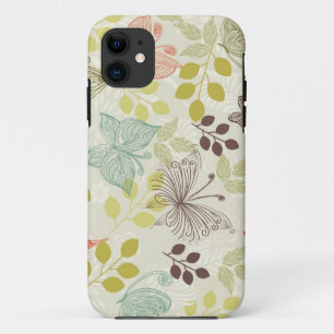 doodle butterflies iphone 5 case