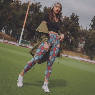Doodle Butterflies Leggings