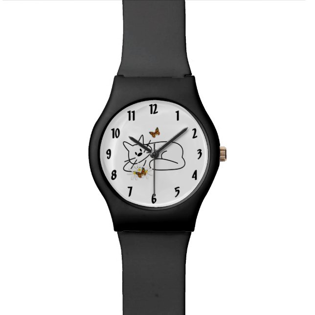 Doodle Cats Watch (Close Up)