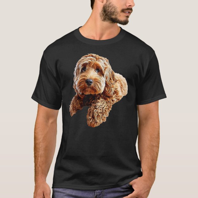 Doodle Cockerpoo Cockapoo Spoodle Cute Puppy Dog  T-Shirt (Front)