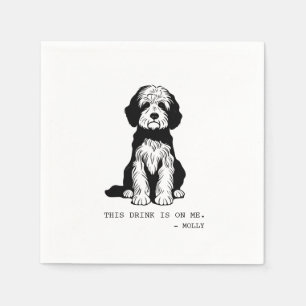 Doodle Cocktail Napkin