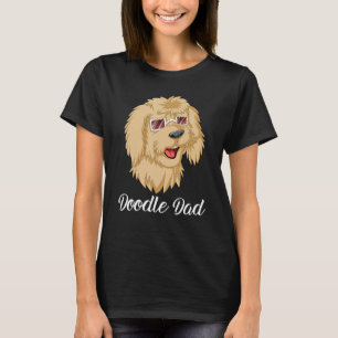 Doodle Dad Goldendoodle With SunglassesFor Dad Fat T-Shirt