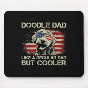 Doodle Dad Like Regular Dad But Cooler Goldendoodl Mouse Mat