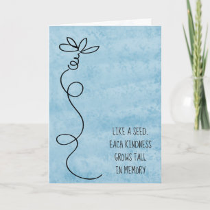 doodle daisy thank you card