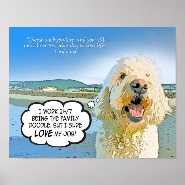 Doodle Days Comics Love My Job! Poster (Front)