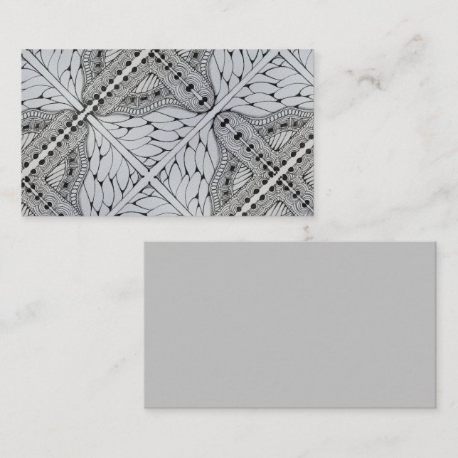 Doodle Design Enclosure Card (Front/Back)