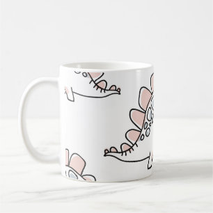 Doodle Dinosaurs: Hand Drawn Fun. Coffee Mug