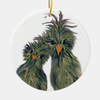Doodle DODO Love Birds Ceramic Tree Decoration