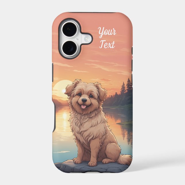 Doodle Dog by Lake (Back)