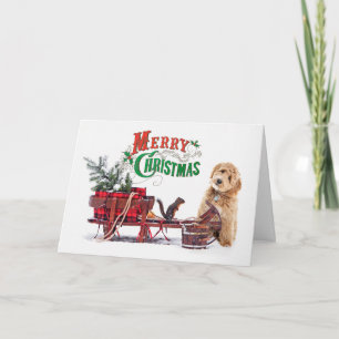 Doodle Dog Christmas Card